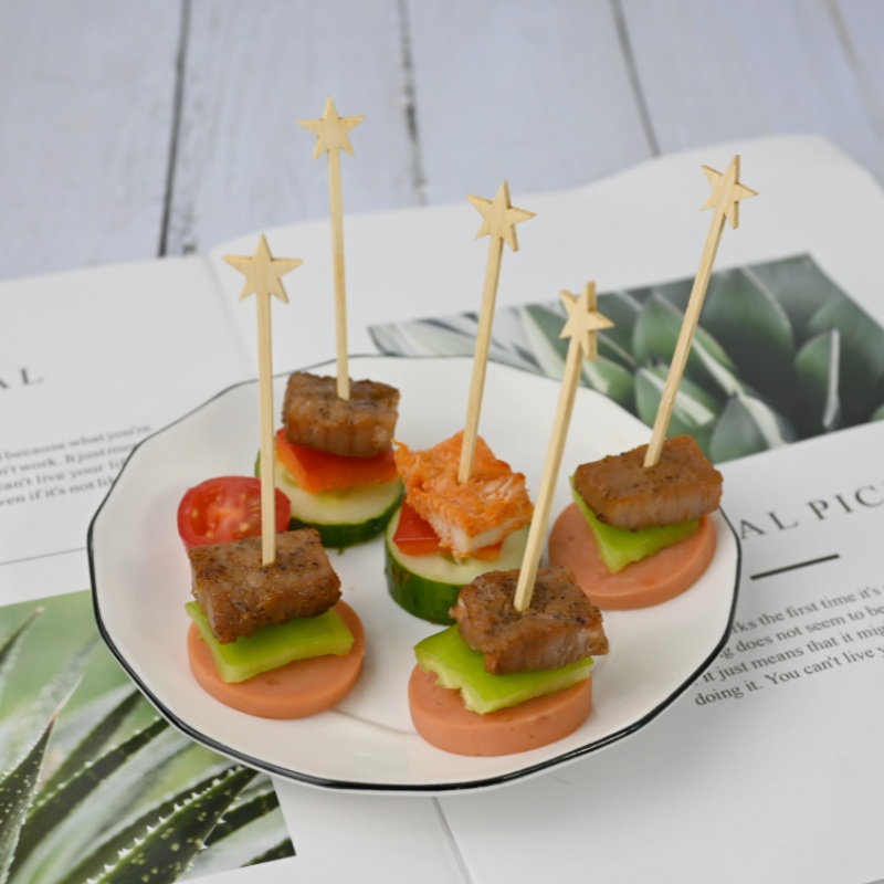 Bamboo barbecue skewers