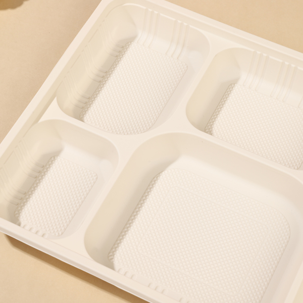 Cornstarch Six-Compartment Tray 3